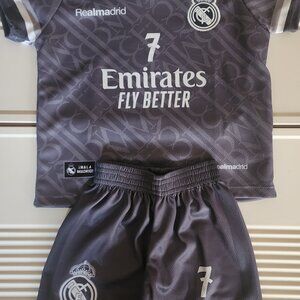 Real Madrid Third Gris kids Set #7 Vini Jr